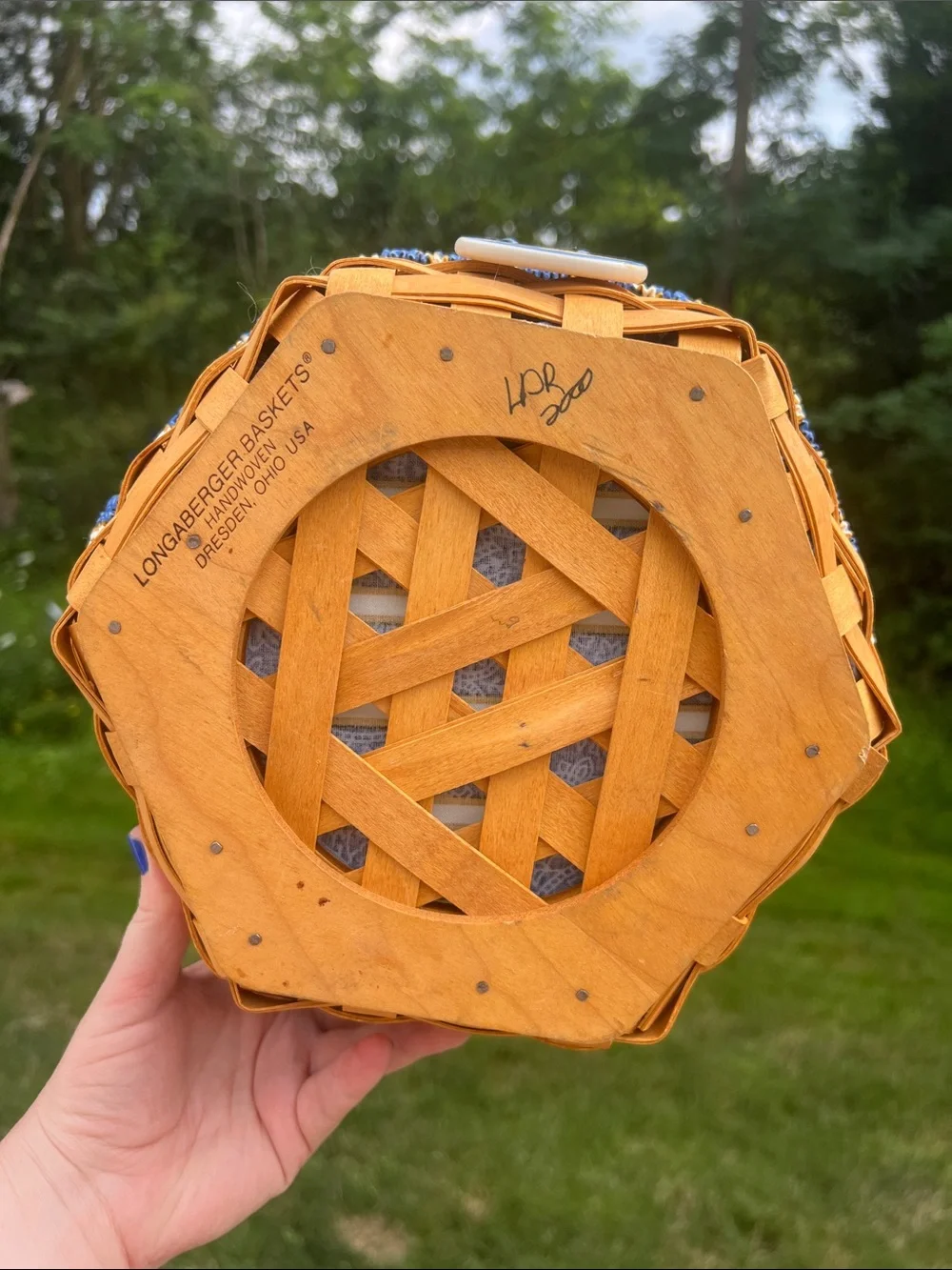 Longaberger 10x9” approximately